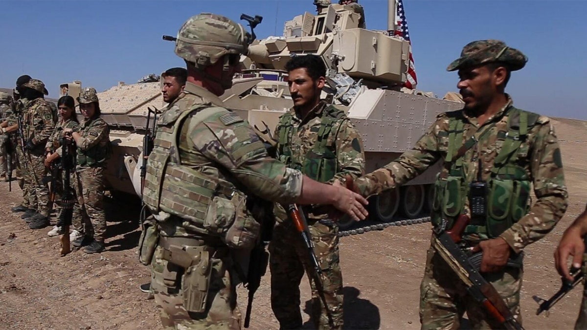 US forces provide military training to members of the YPG/SDF, which Turkey consider as an extension of PKK in Syria, in the Qamisli district in the Al-Hasakah province