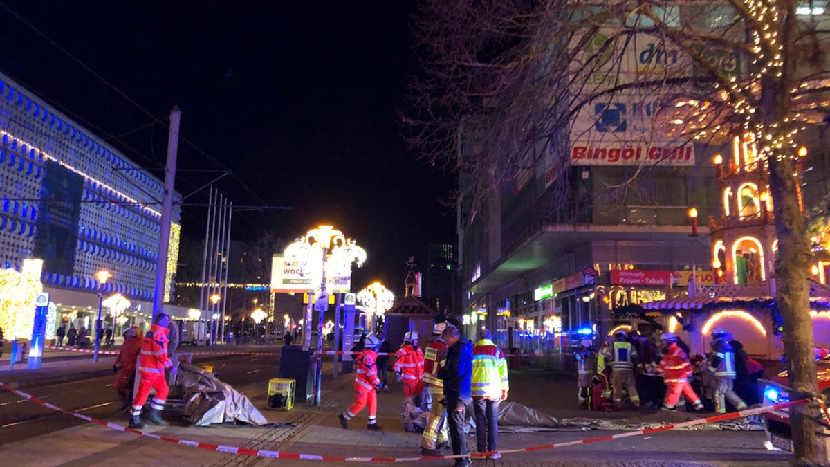 Rescue workers in Germany