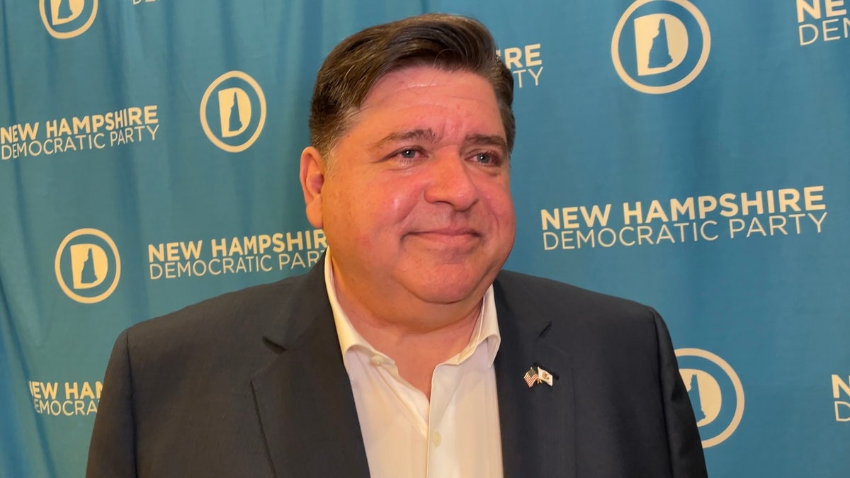 Illinois Gov. JB Pritzker is interviewed by Fox News Digital at the Democratic National Convention on Aug. 22, 2024, in Chicago.