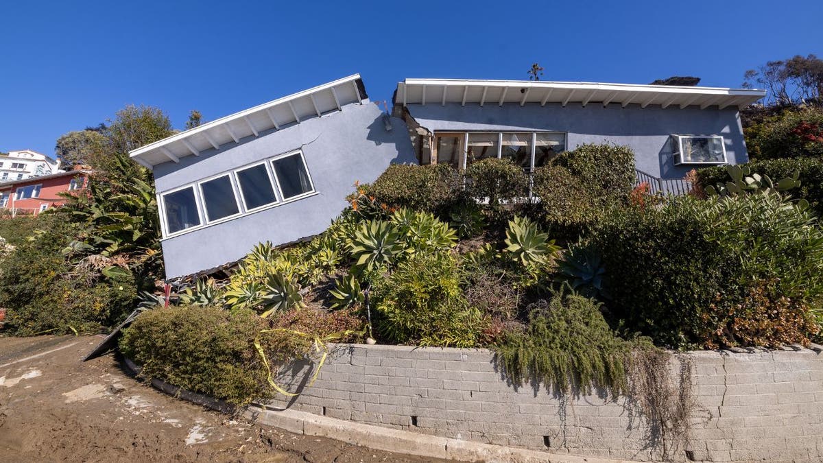 Palisades home destroyed by landslide