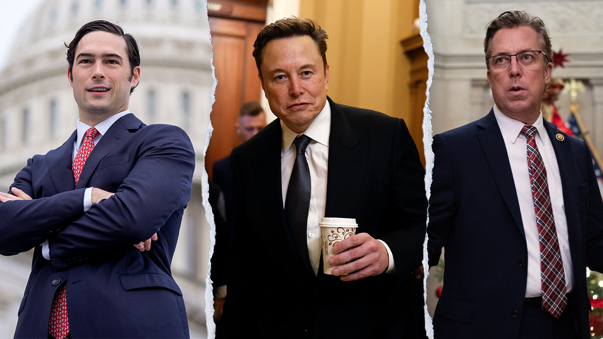 Reps. Brandon Gill and Andy Ogles, along with Elon Musk