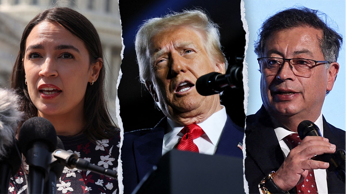 Split of AOC, Trump and Petro