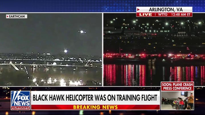 Audio from air traffic control and an Army Black Hawk helicopter details the final moments before the collision