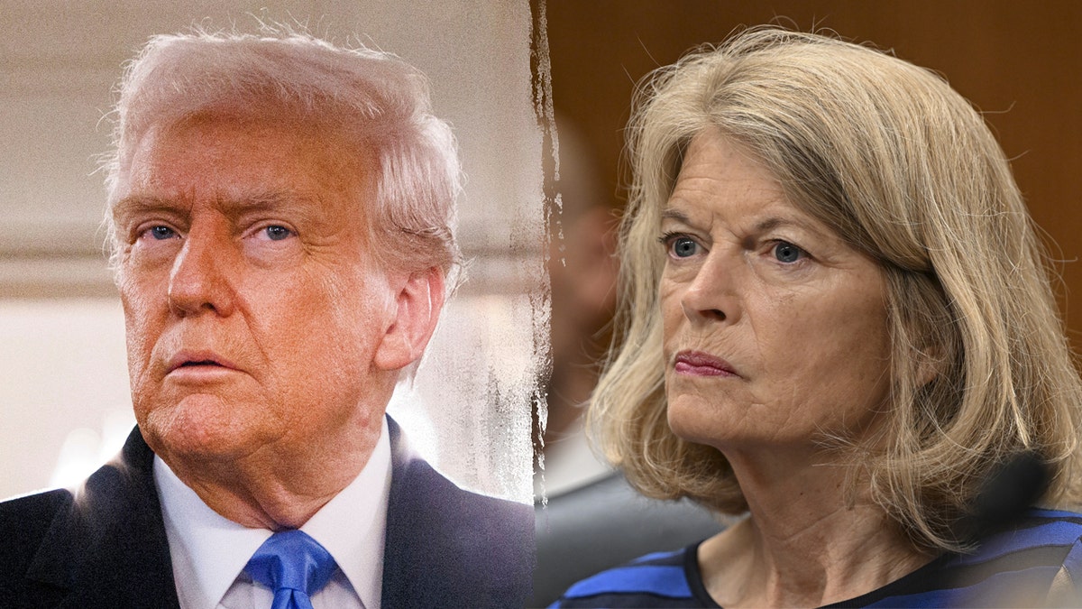 Left: President Donald Trump; Right: Sen. Lisa Murkowski