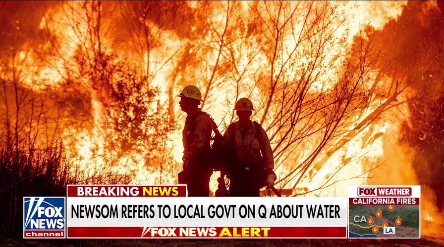 Newsom shredded over wildfire response: 'This is a wake-up moment!'