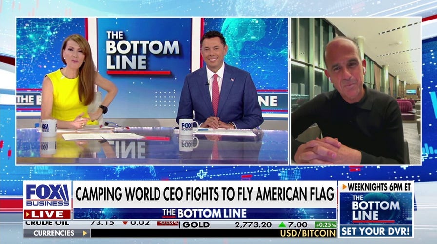 I fly the American flag because I believe in it, says Camping World CEO | Fox Business Video