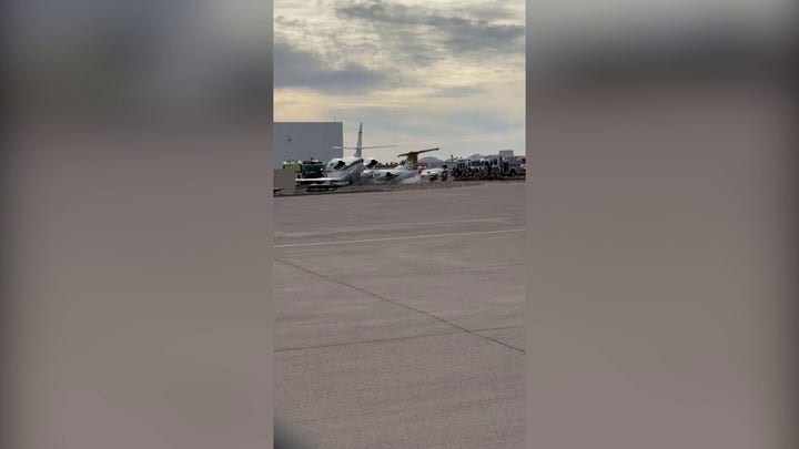 Video shows aftermath of crash involving plane belonging to Mötley Crüe frontman Vince Neil