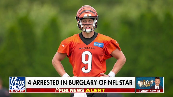 Four arrested in burglary of NFL star Joe Burrow