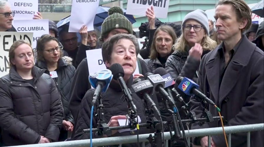 Columbia faculty hold 'emergency vigil' outside gates to protest recent policy changes