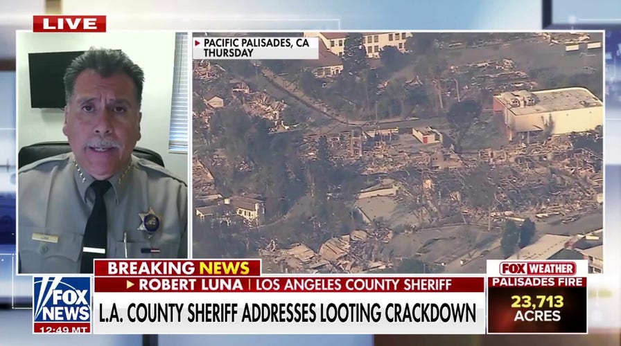 LA County sheriff 'very confident' looters will be punished