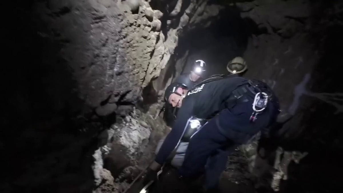 Teenager rescued from California mineshaft