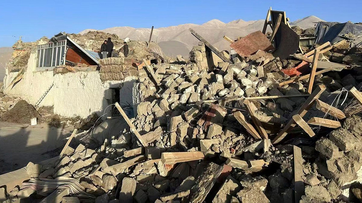 Tibet earthquake damage