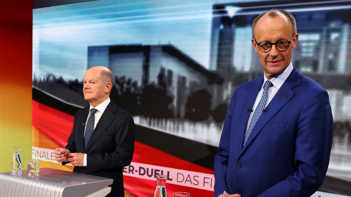 Friedrich Merz debates Olaf Scholz