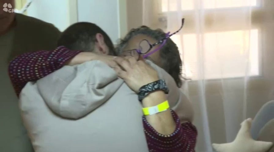 Freed Hamas hostage Yarden Bibas is reunited with his mother