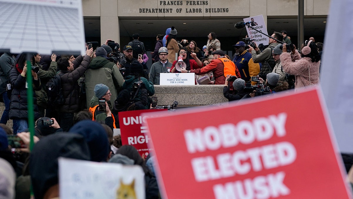 Anti-Trump and anti-DOGE protests