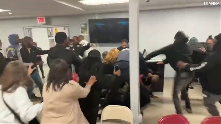 Dolton Mayor Tiffany Henyard throws herself into brawl between boyfriend, activist at heated town board meeting