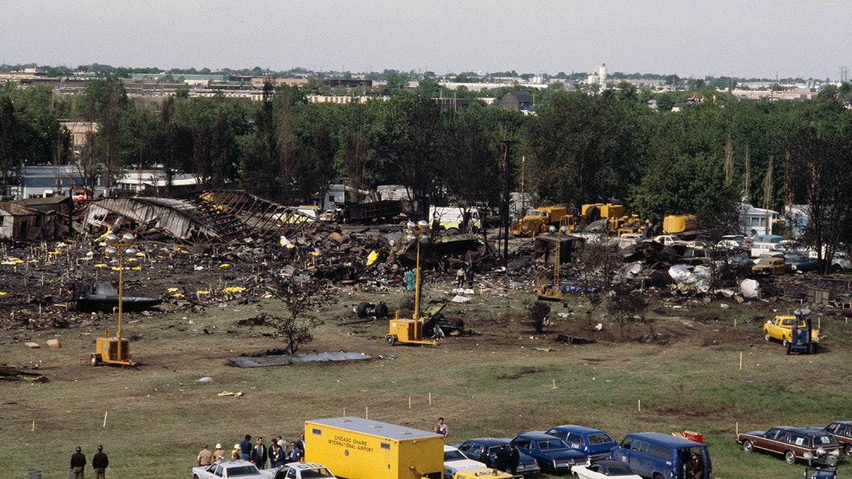 The crash site of American Airlines Flight 191.