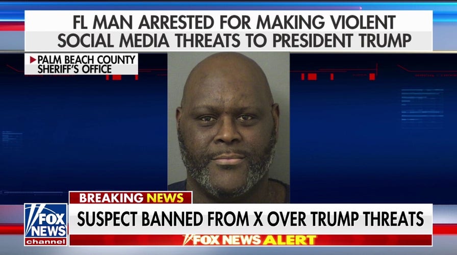 Florida man arrested for allegedly making violent social media threats against Trump