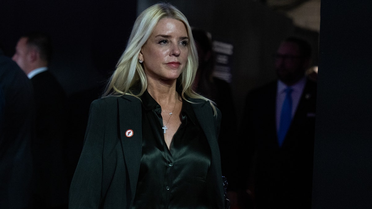 Pam Bondi, former attorney general of Florida, arrives to the Fiserv Forum on the second day of Republican National Convention in Milwaukee, Wis., on Tuesday, July 16, 2024. 