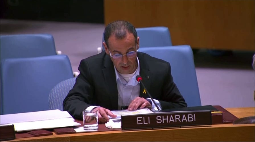 Freed Hamas hostage Eli Sharabi speaks to the UN Security Council about the horrors of captivity