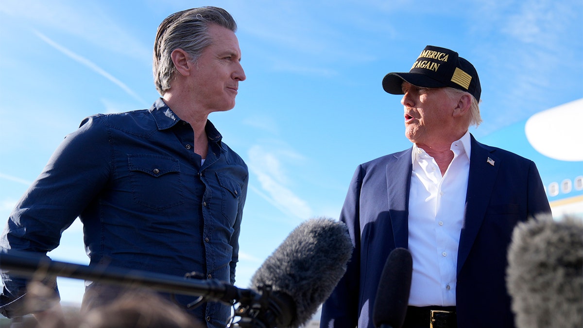 President Donald Trump meets California Governor, Gavin Newsom where they will discuss the wildfires