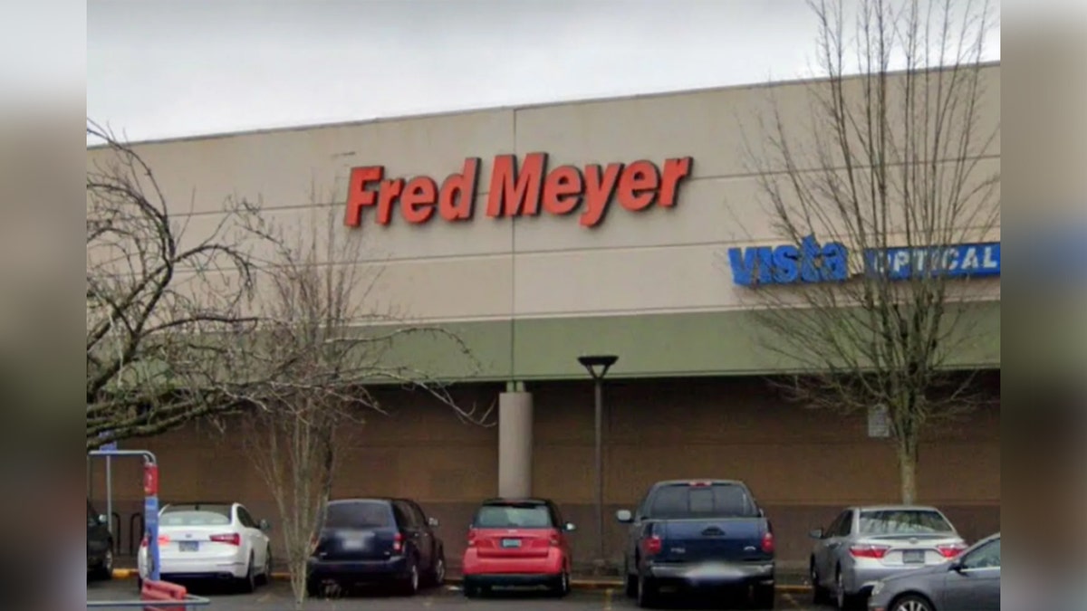 The incident took place at a Fred Meyer grocery store in Portland's Hazelwood neighborhood, pictured.