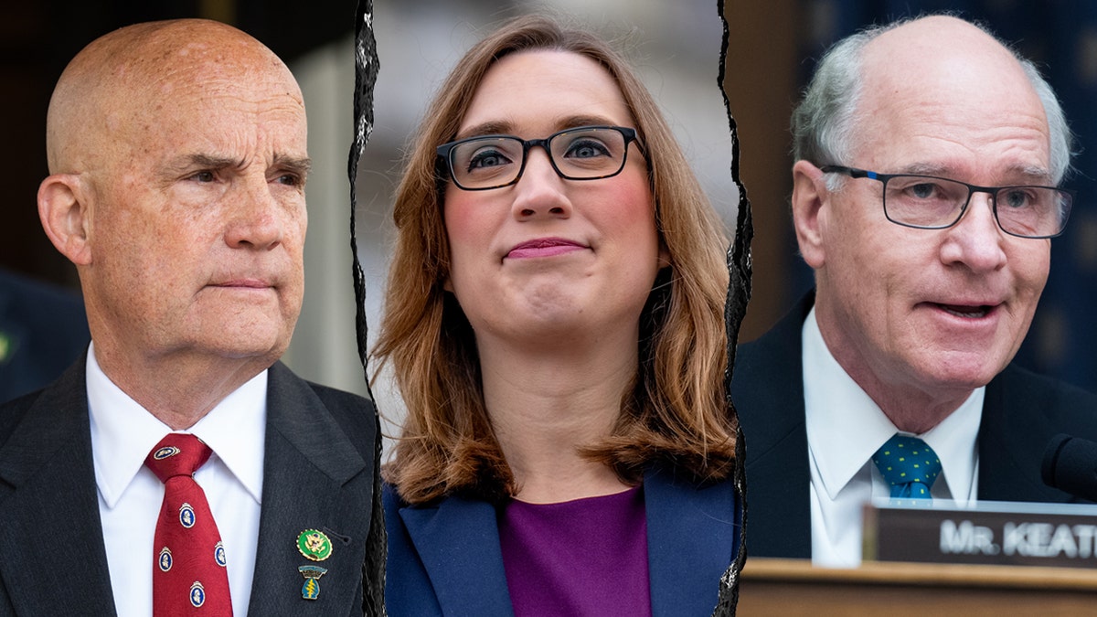 Left: Rep. Keith Self; Middle: Rep.-elect Sarah McBride; Right: Rep. Bill Keating