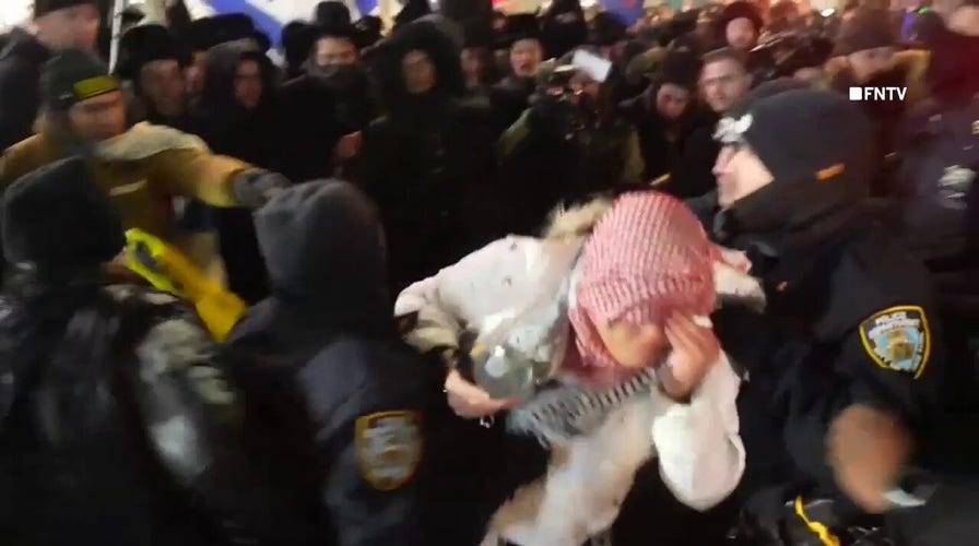 Anti-Israel protest in NYC devolves into violence and mayhem