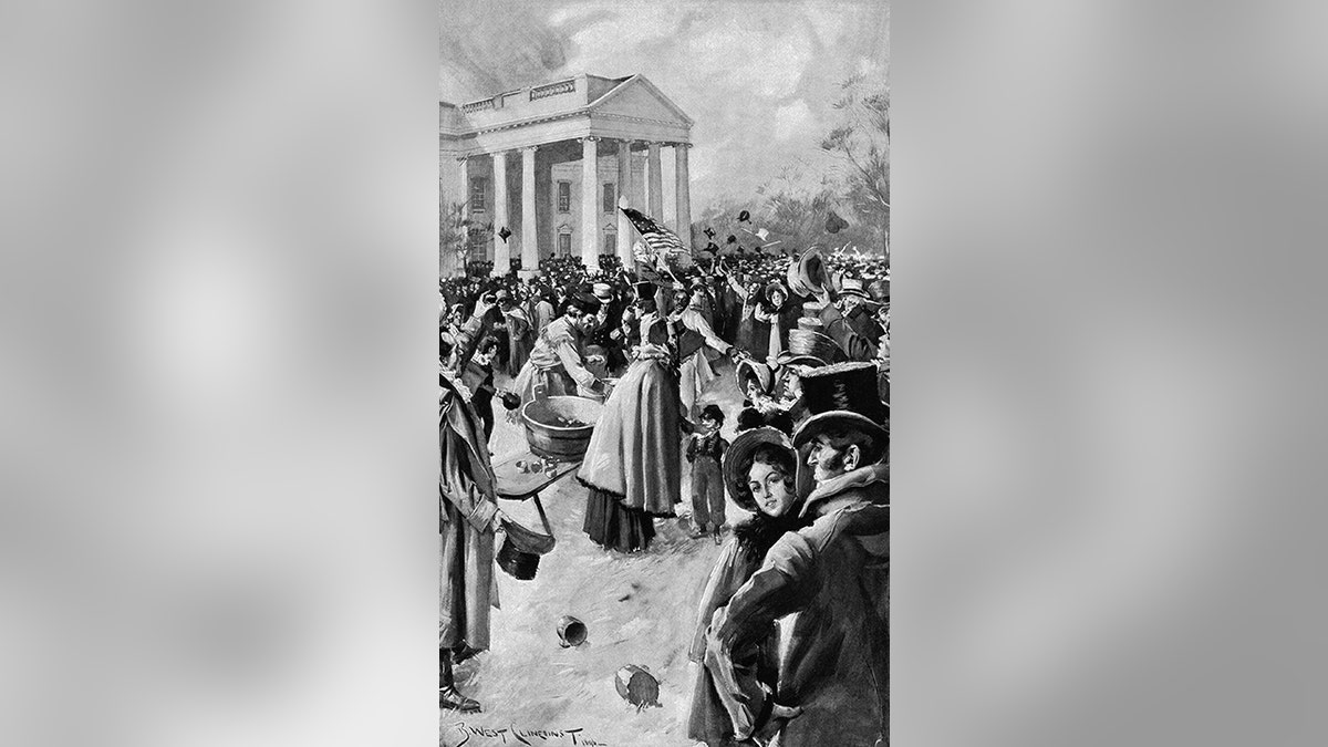 President Andrew Jackson's inauguration party