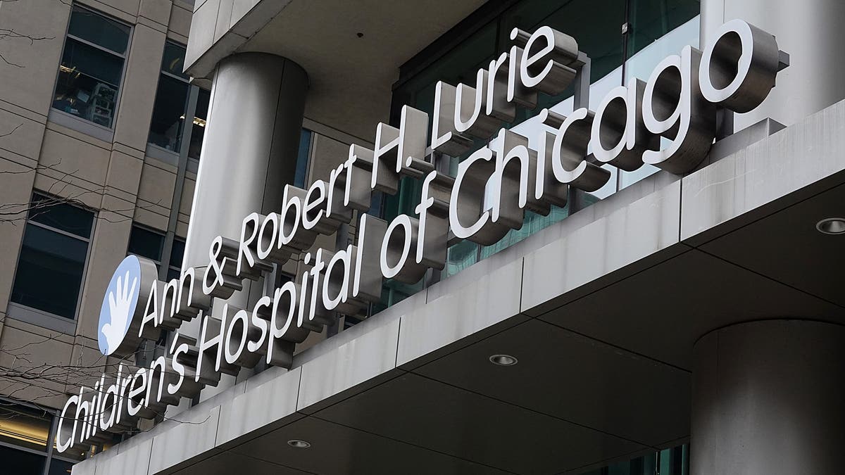 A sign marks an entrance to the Lurie Children's Hospital on Feb. 7, 2024 in Chicago.