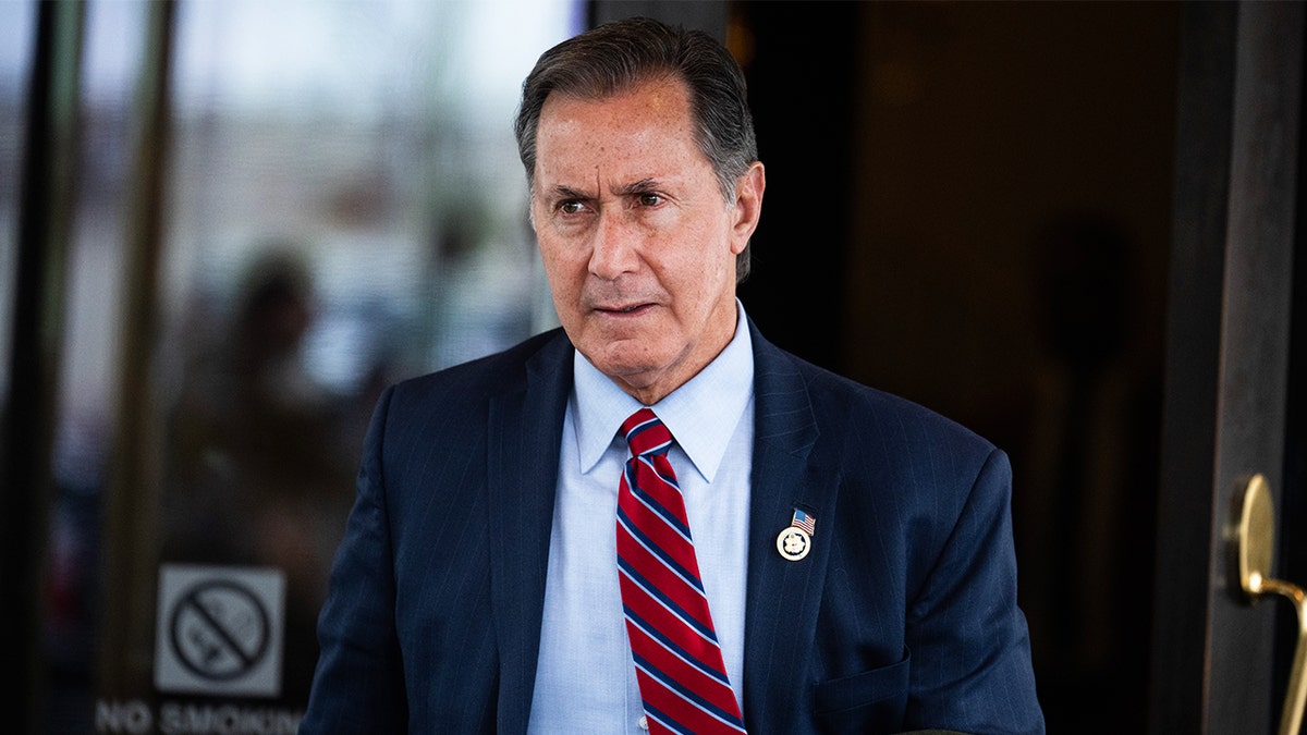 Rep. Gary Palmer, R-Ala., leaves a meeting of the House Republican Conference at the Capitol Hill Club on Tuesday, Jan. 30, 2024.