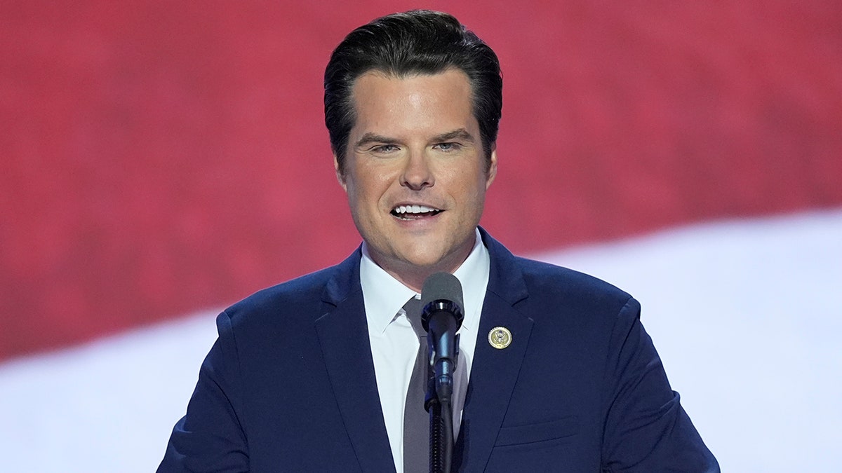 Gaetz speaks at RNC