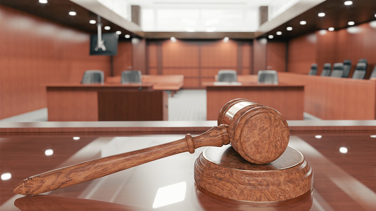 View of courtroom