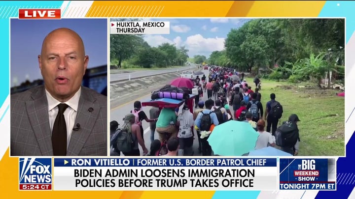 Biden-Harris admin has told world they don't care about immigration law: ex-chief Vitiello