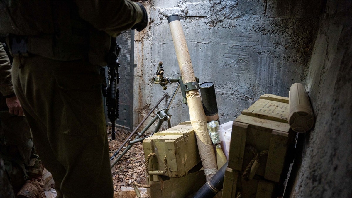 A Hezbollah weapons cache