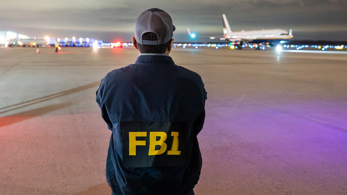 FBI Director Kash Patel at airport