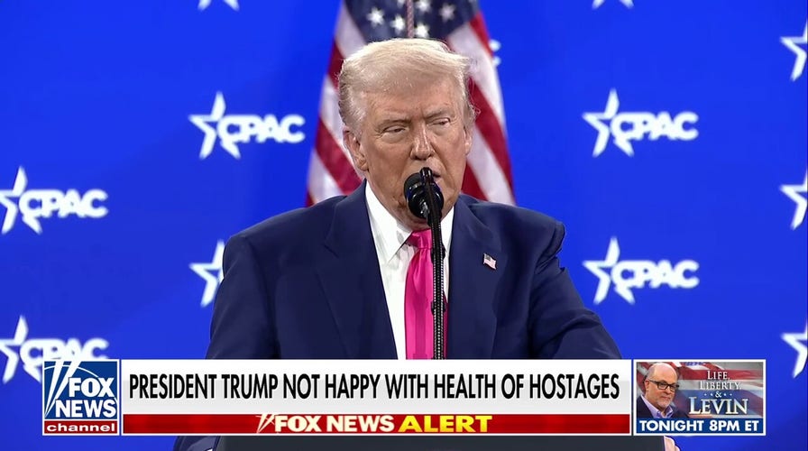 Trump says it's 'horrible' hostages are in 'bad shape' when they return