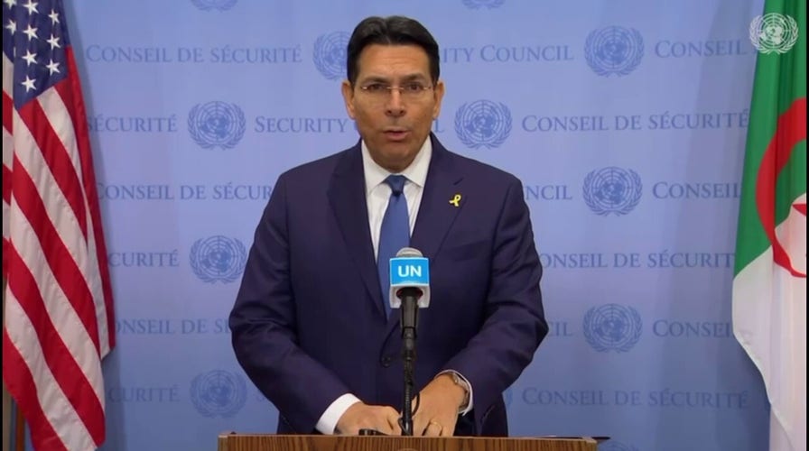 Israeli UN Ambassador Danny Danon announces his country will cease cooperation with UNRWA