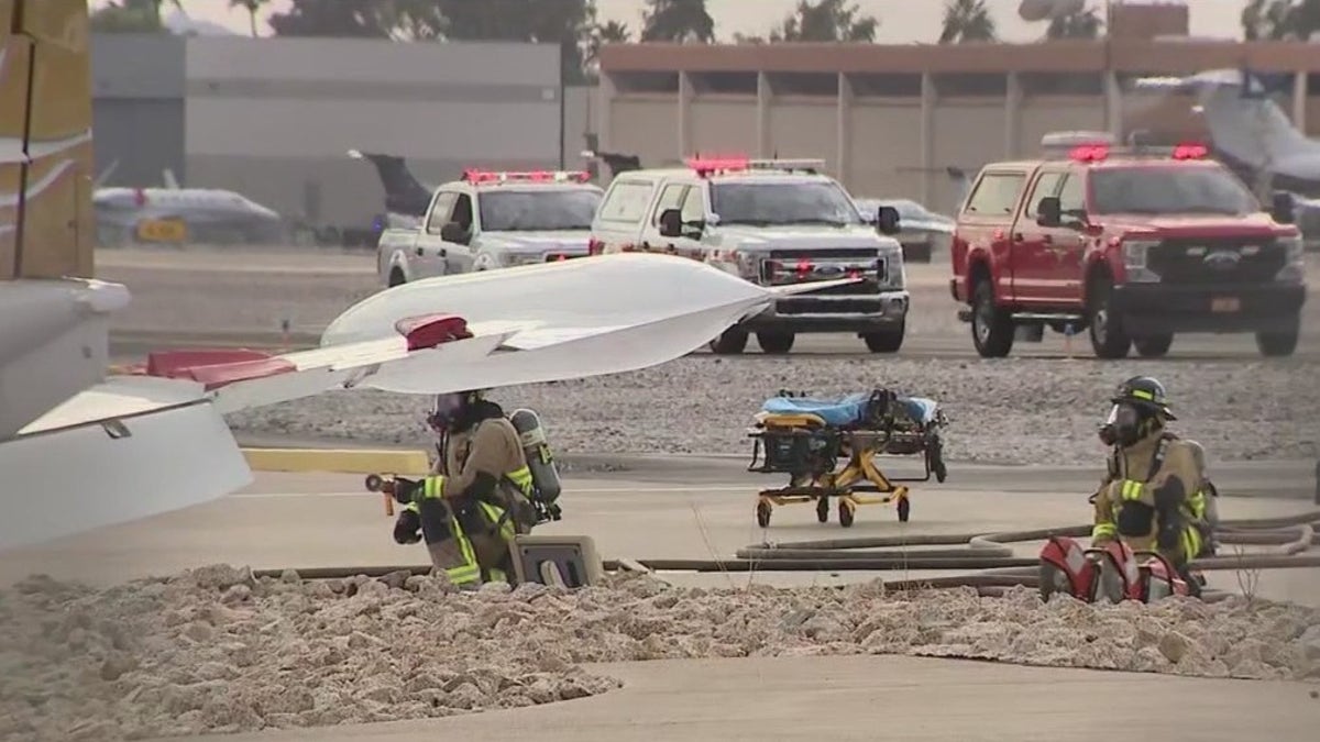 First responders at scene of Scottsdale plane crash