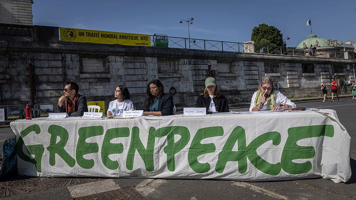 Greenpeace protestors