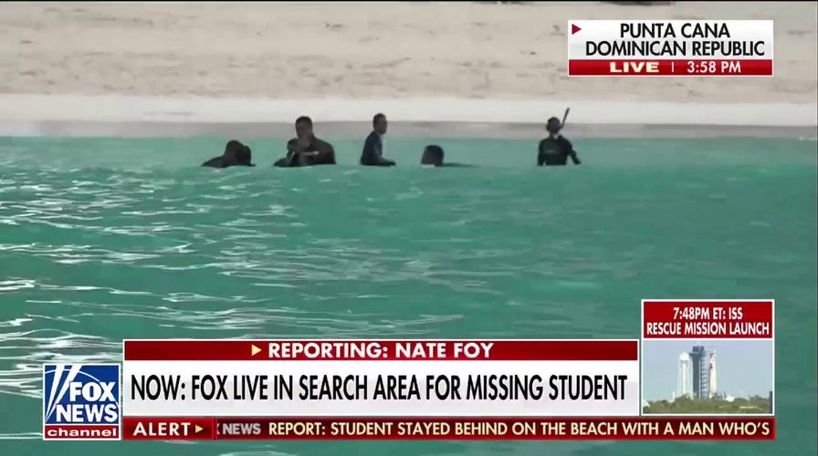 Divers search for missing college student in the Dominican Republic