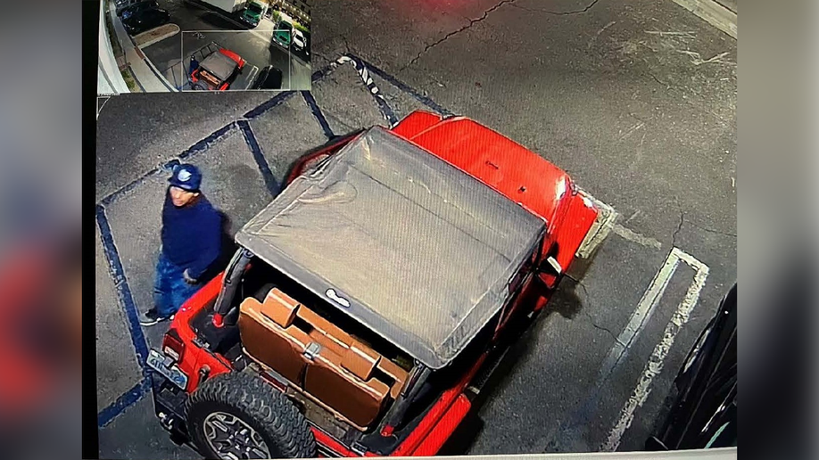 Jeep sought in theft