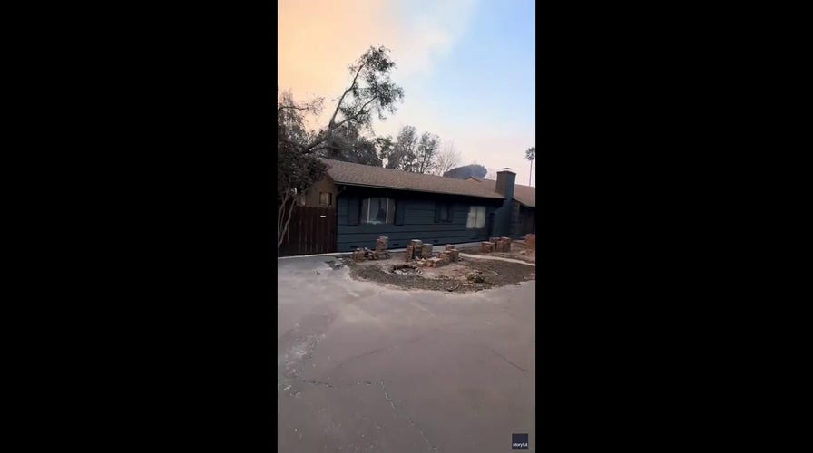 California resident stunned to find home was only one left standing on his block following wildfire