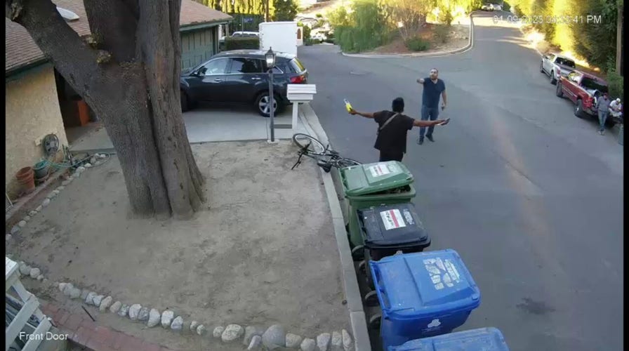 Video shows LA citizens detaining man with 'blow torch' near Kenneth fire