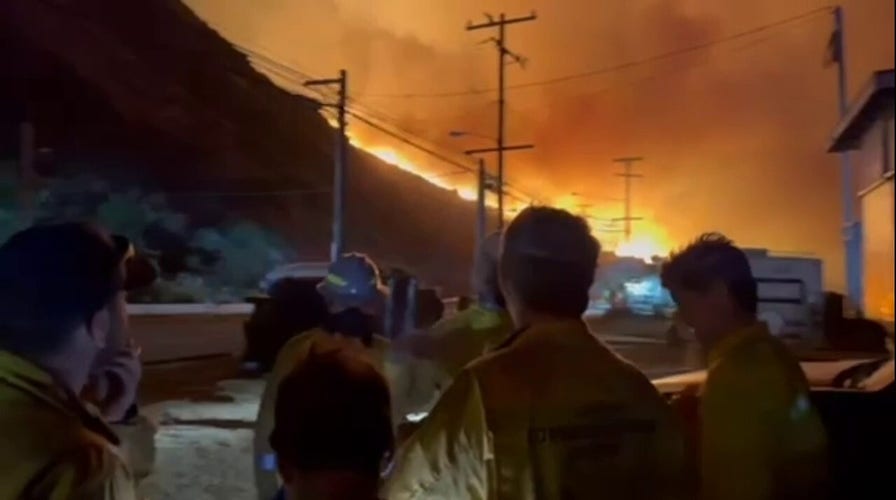 Local fire brigade member shares video of devastation in Malibu