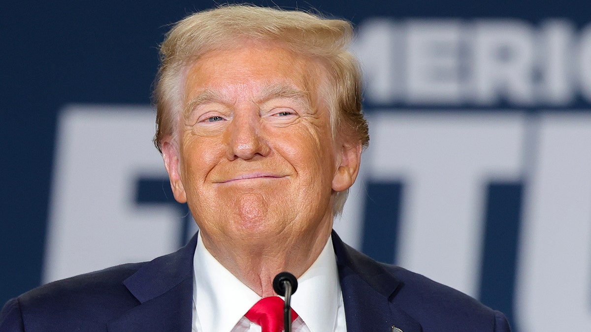 Donald Trump smiling