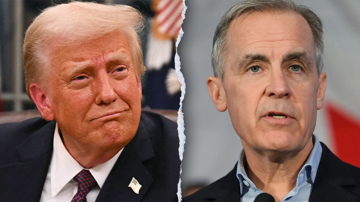 President Trump and Mark Carney