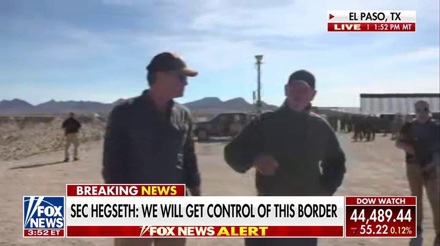 Hegseth and Homan visit the border: 'It's about time we secure our border'