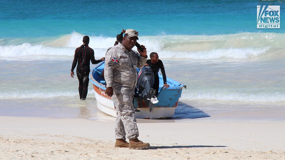 Sudiksha Konanki search teams on the Riu Republica Resort beaches in the Dominican Republic