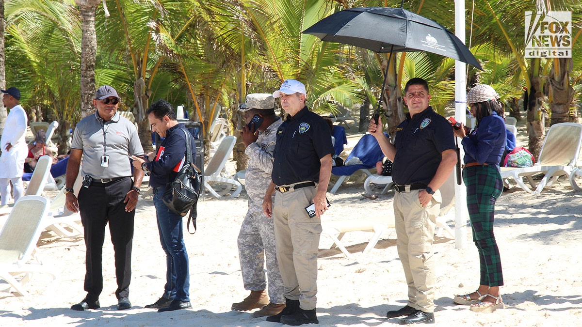 Sudiksha Konanki search teams on the Riu Republica Resort beaches in the Dominican Republic